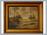 	

Gemälde von Josef Dederichs
"Hafenansicht" 105 x 86 cm